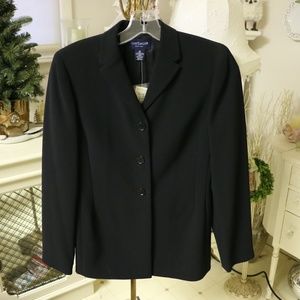 NEW Long Ann Taylor Black Blazer